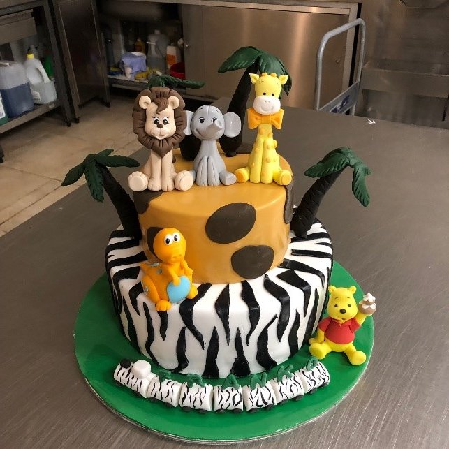Torta životnjsko carstvo (lav, žirafa,slonić,wini pooh) (58)