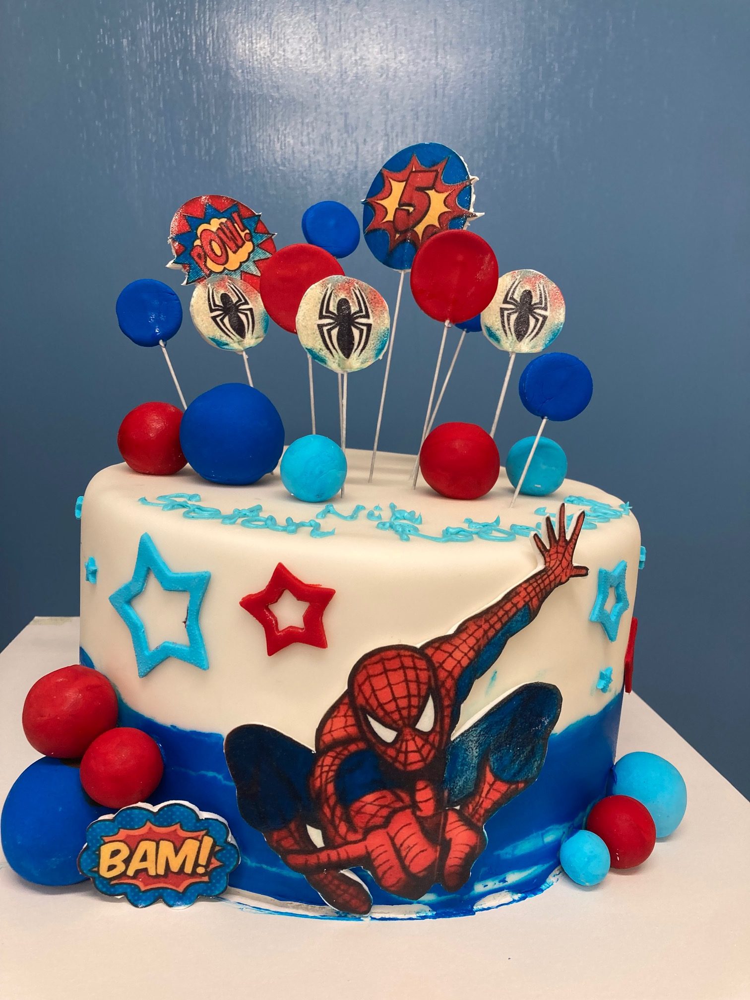Torta Spiderman (689) (12 porcija)