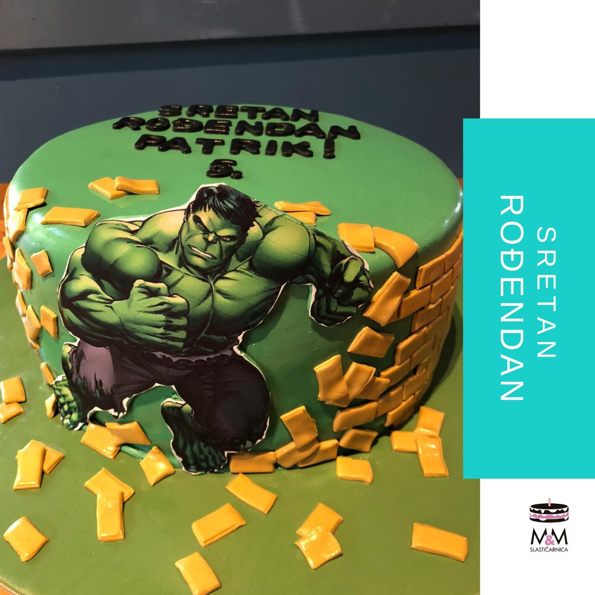 Torta Hulk (93) (12 porcija)