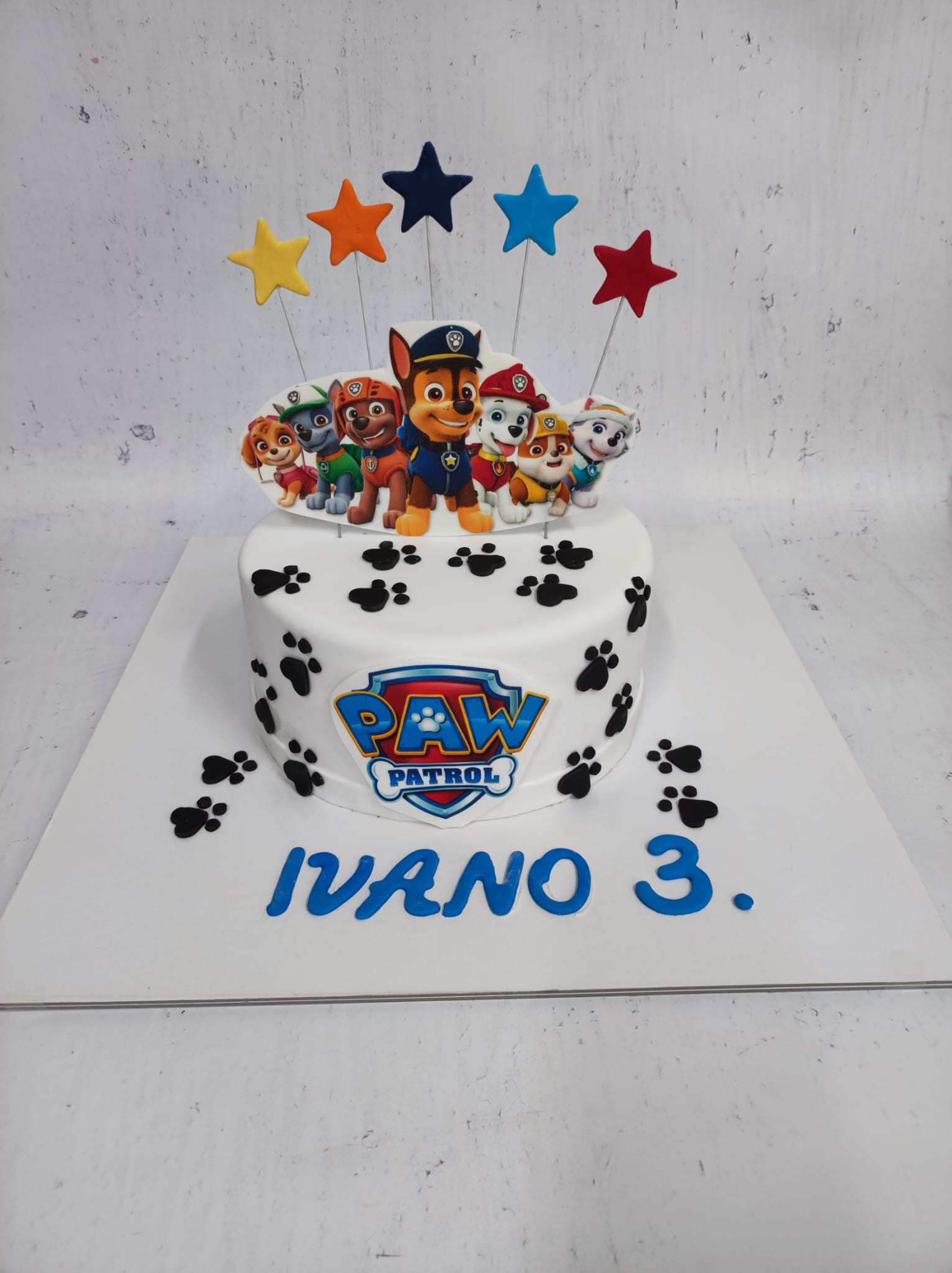 Torta paw patrol, psići u ophodnji ( 683) (12 porcija)