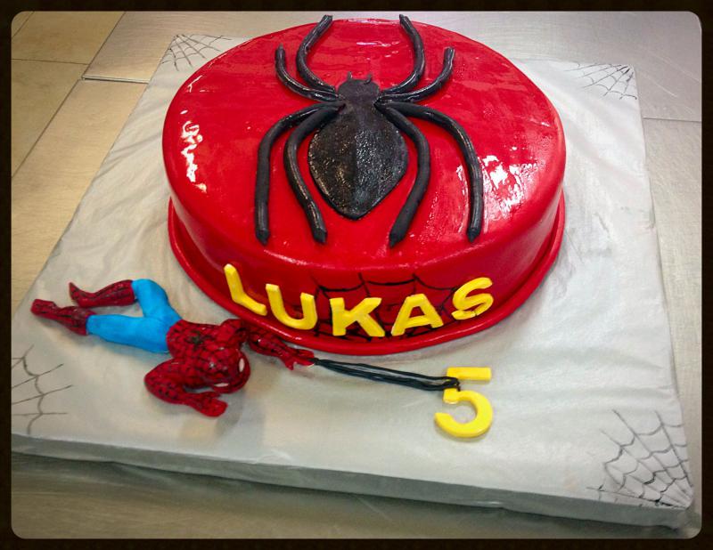 Torta spiderman, big spider 3 (159) (12 porcija)