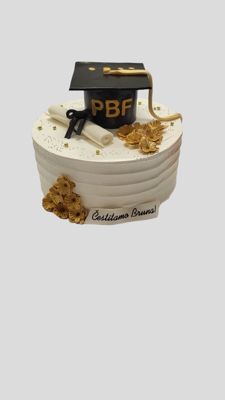 torta za diplomu, diploma cake I (40) (12 porcija)